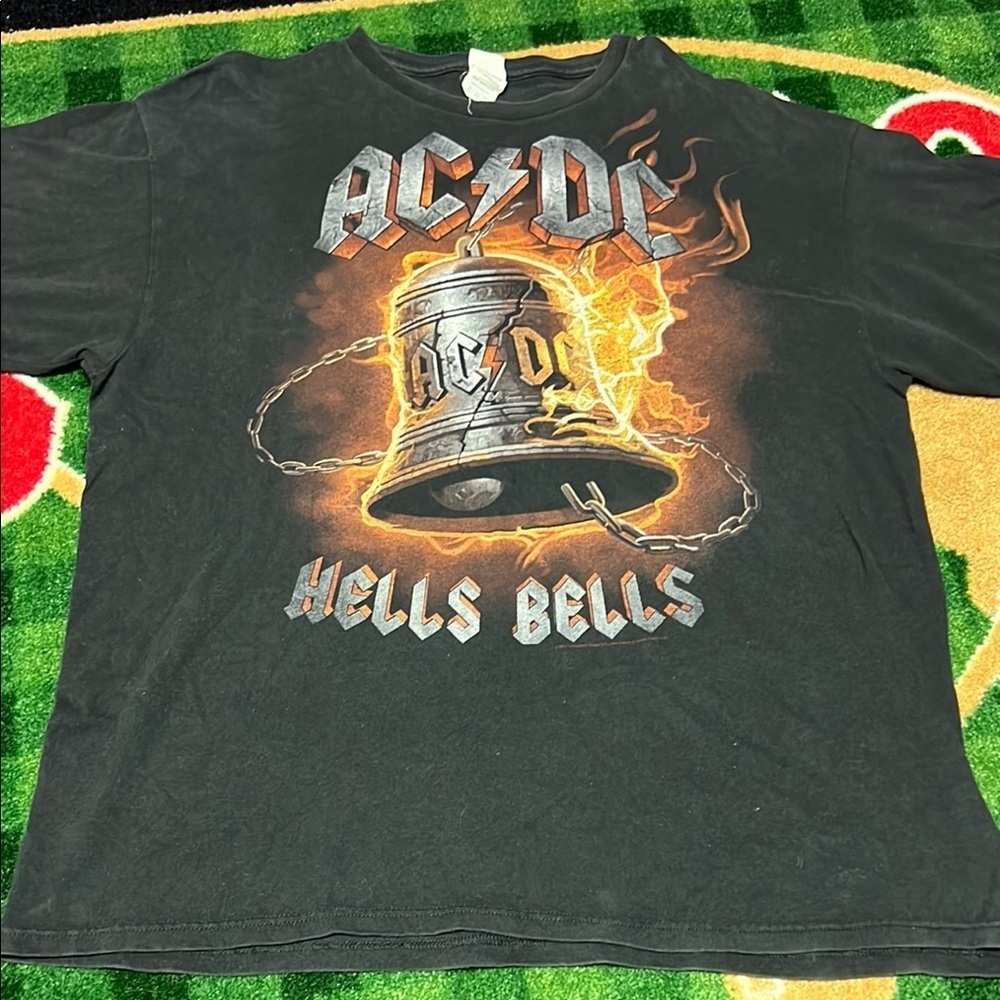Vintage 2011 AC/DC Hells Bells Rock Band Concert Tour Tee Shirt Men's XXL